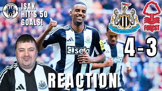 NEWCASTLE UTD 4-3 NOTTINGHAM FOREST - 7-GOAL THRILLER! MATCH REACTION