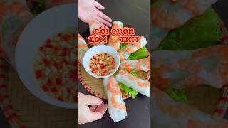 Gỏi Cuốn Tôm Thịt | Thanh Tuyền Daily #Shorts