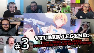 VTuber Legend: How I Went Viral Ep 03 Reaction Mashup | VTuberなんだが配信切り忘れたら伝説になってた 3話 リアクション