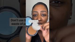 How to properly apply Foundation Powder👉🏾👆🏾 #makeup #makeuptips #makeuptutorial