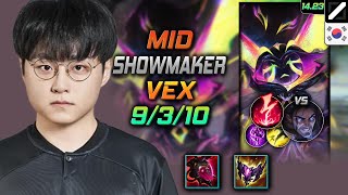 Vex Mid Build ShowMaker Malignance Electrocute - LOL KR Challenger Patch 14.23