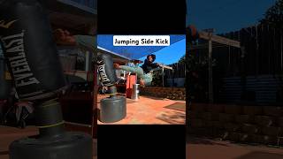 1 of my favorite kicks (Jumping Side Kick) #taekwondo #martialarts