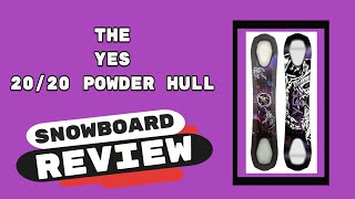 The 2022 Yes 20/20 Snowboard Review