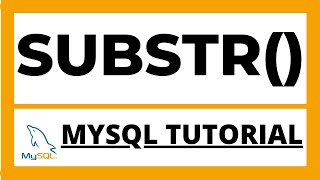 Find substring of string column data in Mysql using SUBSTR() function
