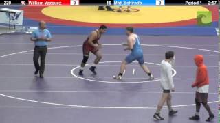 220 William Vazquez vs. Matt Schirado