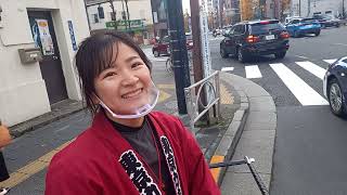 師走の浅草を二日間人力車で観光する動画一日目奈々ちゃん前編　Sightseeing in Asakusa  rickshaw for two daysDay 1 Nana-chan Part 1