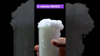 I tried to make home snow🥶 #shorts #experiments #science #5minutemagic