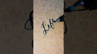 Brush Calligraphy  Style || Mahesh Sharma Calligraphy || #calligraphy #youtubeshorts #shorts