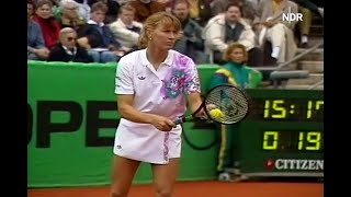 Steffi Graf vs. Kateryna Maleeva Hamburg 1991 QF ⛈