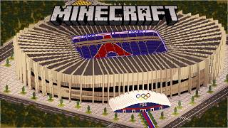 (100 Hours Minecraft Timelapse) Parc Des Princes (4K/60fps)