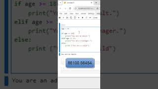 Conditional statement in Python explained in Tamil #python #pythontamil #conditionalstatement