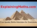 How to solve simultaneous equations using graphs 4 - ExplainingMaths.com IGCSE and GCSE Maths