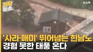 '사라·매미' 뛰어넘는 힌남노, 경험 못한 태풍 온다 [이슈픽]