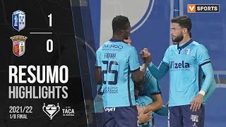 Highlights | Resumo: FC Vizela 1-0 SC Braga (Taça de Portugal 21/22)