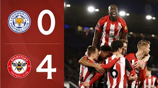 FOUR away wins in a row 🤩 | Leicester City 0-4 Brentford | Premier League Highlights