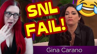 Gina Carano SNL Sketch FAIL