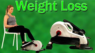 Weight Loss Sunny Health & Fitness Magnetic Under Desk Elliptical Foot Pedal Exerciser_2021