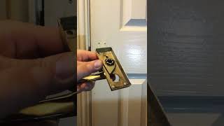 How to fix a bathroom privacy lock #diy #tutorial orial