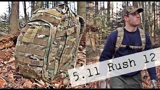 5.11 Rush 12 Multicam Vorstellung, kleiner Militärischer Rucksack (4K)