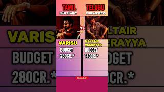 Varisu vs Waltair Veerayya | Box Office #comparison #shorts