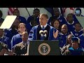 president obama at hampton university