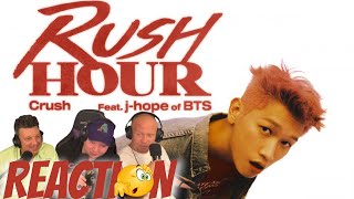 Crush 크러쉬 Rush Hour Feat j hope of BTS REACTION crush rushhour jhope jhopebts bts