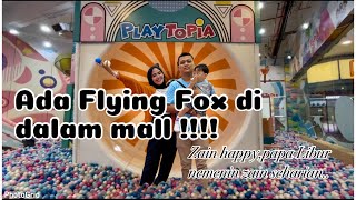 Wooow ada Flying Fox di dalam mall #playground #playtopia  #soloexplorer #funny #minivlog