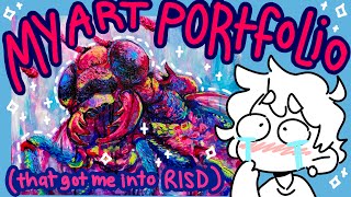 my ACCEPTED RISD portfolio! :D