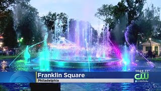 Franklin Square Fountain Shines With New Show