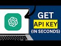 How To Get An Open AI ChatGPT API Key In 2025 Under 30 Secs