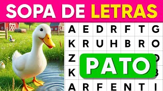 Sopa de Letras Edición “LA GRANJA” 🐥🚜🐔 10 Niveles - Fácil, Medio, Difícil | Adulto Mayor