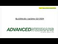 QuickBooks 2024 Q3 Updates Webinar