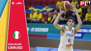 Guglielmo Caruso - Highlights - 2016 FIBA U18 European Championship Samsun Turkey