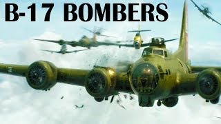 B-17 Flying Fortress Heavy Bombers Over Germany | 1943 | World War 2 Documentary