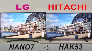 LG NANO76 vs HITACHI HAK53 4K Smart TV