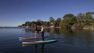 Cruiser SUP® V-Max Woody 11'6 Touring and 12' Hybrid Touring Paddle Boards In Action