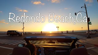 Sunset Drive - Redondo Beach California/カリフォルニアレドンドビーチの夕日ドライブ【4K】