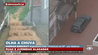 Chuva coloca SP em estado de atenção