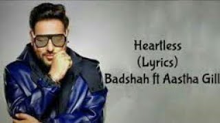 Heartless lyrical song. Badshah new song