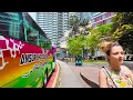 kuala lumpur malaysia 🇲🇾 4k walking tour twin towers u0026 bukit bintang city center