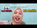 cara menghapus cat akrilik kurang dari semenit