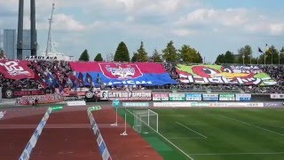 2016.04.29 ファジアーノ岡山　対町田戦　ビッグフラッグ展開