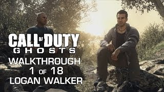 CoD: Ghosts Walkthrough 1 of 18 - Logan Walker [1080p] (PS4 Gameplay)