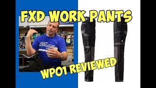 New in from Oz the FXD WP-1 Slim Fit Knee pad Work trousers made from 100% Cotton watch my Review