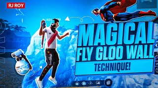 2024 New Secret Fly Gloo Wall Technique | Fastest Gameplay In Free Fire ☄️| Jump Fly Gloo Wall Trick