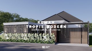 Desan Rumah Tropis Modern 1 Lantai #rumahtropis #rumahtropismodern