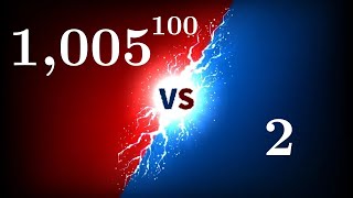 TTV: So sánh 1,005¹⁰⁰ vs 2 | Cách giải quyết vấn đề đơn giản!