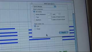 Splitting MIDI Notes in Pro Tools