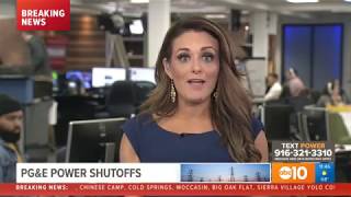 PG&E power outage coverage