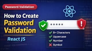 How to create Password Validation React Js